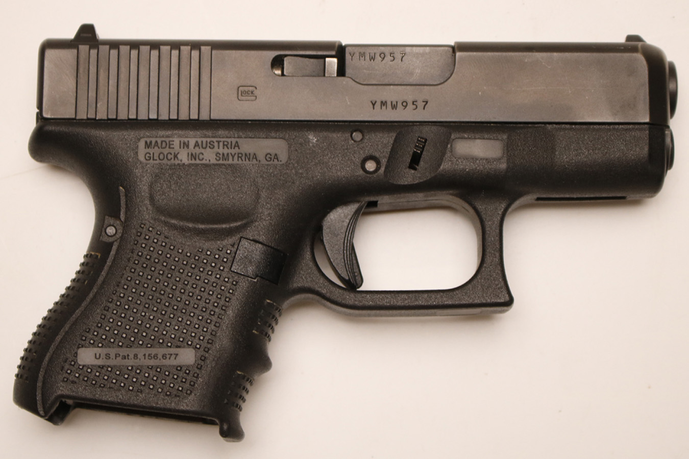 GLOCK 27 Gen 4 40 S&W Used Police Trade-In Pistol (Magazine Not Included)